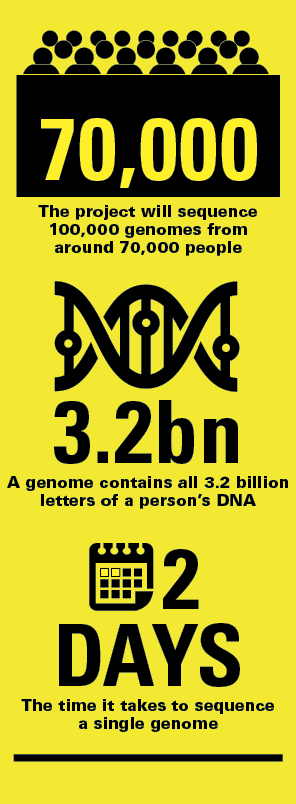 100,000 Genomes Project breakdown in numbers